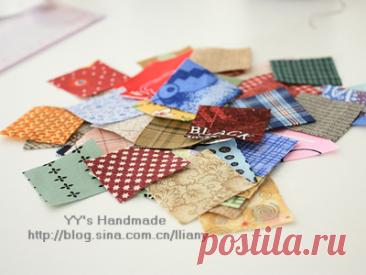 КОРОБКА - ШКАТУЛКА ИЗ ТКАНИ