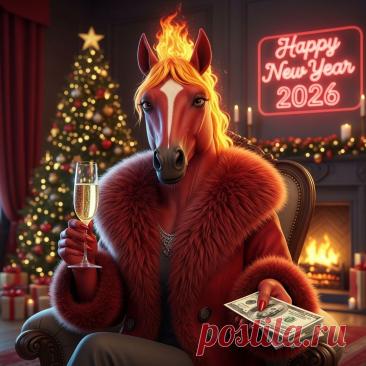 Подарить деньги на Новый год – отличная идея. Главное – красиво оформить денежный подарок, чтобы это не выглядело как «помощь нуждающимся». Читайте:
Как красиво подарить деньги на Новый год: идеи + промпт для генерации новогодней открытки