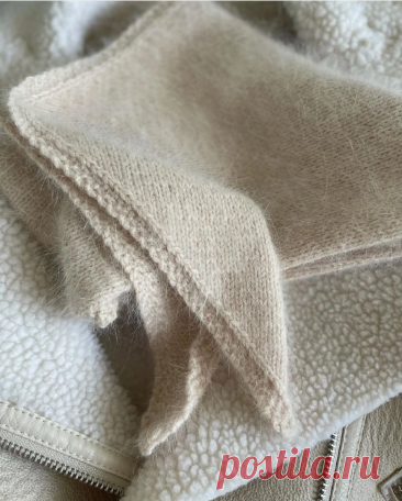 Простые вещи: шапка, косынка и тёплая манишка. Описания. | Ольга Прилуцкая, вязание - это модно | Дзен