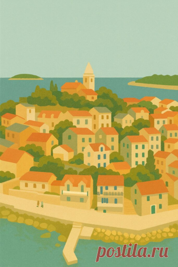 Примоштен: древняя крепость, ставшая жемчужиной Адриатики — STRANI.ru