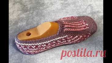 Следки двумя спицами без швов -размер 36,5-37,5/Просто/Стильно/Красиво