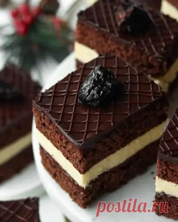 Рецепт торта с кремом и повидлом