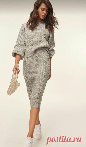 Простые схемы узоров для шикарных вязаных платьев | WarmEngineer / Блог о вязании | Дзен
