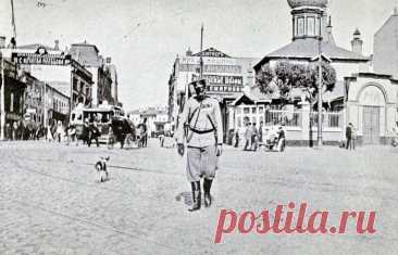 Фото сделанных с одних точек в Царские времена и в наши дни в Москве