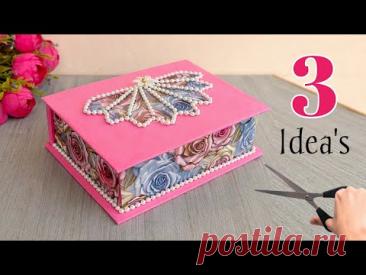 3 Creative and Beautiful Organizer DIY ideas | Waste material craft ideas |