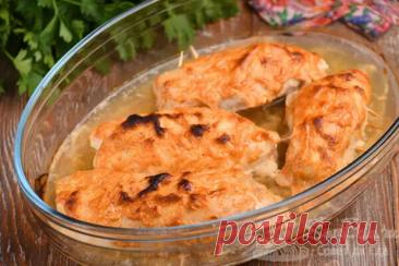 Дополняю куриную грудку вкусным соусом из 2 продуктов и запекаю в духовке (ну очень сочно получается)