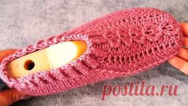 Две спицы/ Остатки пряжи/ Один вечер /Следки без швов готовы