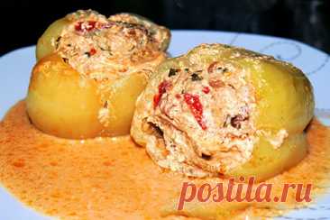 Перец фаршированный с добавлением сыра — Сад Заготовка