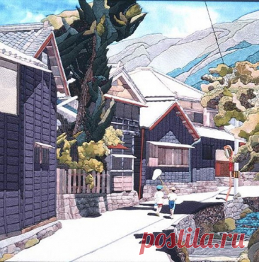 ЯПОНСКИЕ ЛОСКУТНЫЕ КАРТИНЫ - запись пользователя ElenaMa (Елена) в сообществе Болталка в категории Интересные идеи для вдохновения