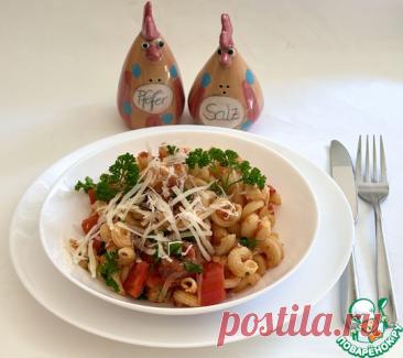 Быстрая сковорода "Паста с чоризо". Итальянская паста с испанским огоньком: именно так выглядит эта быстрая паста с острой чоризо, луком, перцем и помидорами.