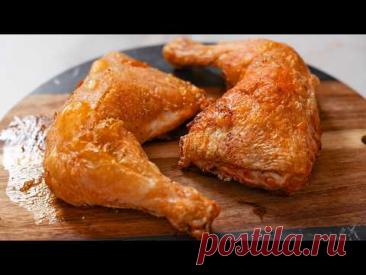 Super einfach, aber so lecker! Knusprige Hähnchenschenkel zum Mittag- oder Abendessen