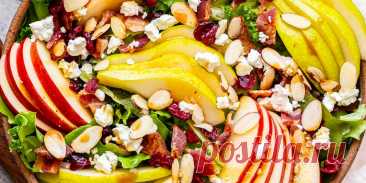 ОСЕННИЙ САЛАТ ИЗ ЯБЛОК И ГРУШ