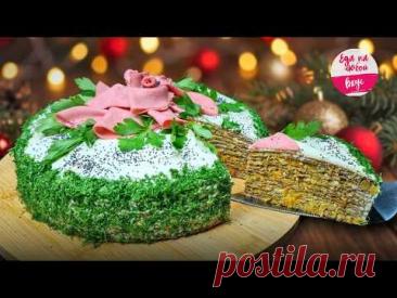 Торт из куриной печени, который тает во рту. Закуска на Новый год