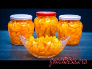 Почти БЕСПЛАТНО! А, вкуснее ПЕРСИКОВ и АНАНАСОВ! Сладкая ТЫКВА НА ЗИМУ быстрый рецепт! - Рецепты Подпишись, чтобы не пропускать новые видео!