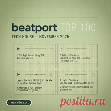 Beatport Top 100 Tech House November 2025 free download mp3 music 320kbps