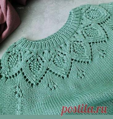 Ещё о круглых кокетках. | Вяжем с Надеждой. | Дзен