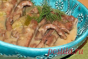 Тушеная говядина с солеными огурцами — Сад Заготовка