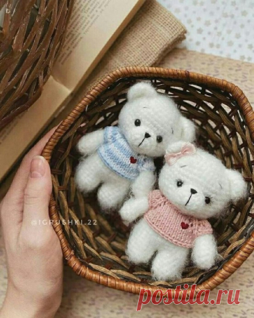 Крохотные медведи Крохотные медведиПоместятся даже в детской ладони.