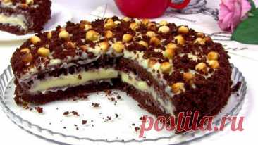 Рецепт простого и быстрого шоколадного торта | ВКУСНЫЕ РЕЦЕПТЫ | Дзен