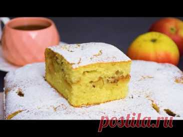 Пышный яблочный пирог