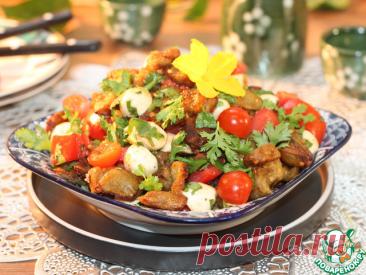 Салат с мягким сыром Чильеджина. Легкий, вкусный и сытный салат из небольшого количества ингредиентов. Готовить просто!
Моцарелла «Чильеджина» — одна из разновидностей моцареллы в форме маленьких шариков. Это название она получила из-за размеров и формы, напоминающие плод черешни.