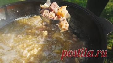 Хаш или блюдо бедняка в казане – пошаговый рецепт приготовления с фото