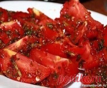 Помидоры по-корейски «Огонь на столе»