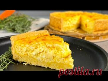 Простейший ПИРОГ "Сырное лукошко", а такой вкусный! Меняю начинки и каждый раз получаю новый вкус! Продукты (форма 18-22см):тесто:-мука-200гр-сливочное масло-90гр-соль-щепотка-яйцо-1шт-разрыхлитель-1/2ч.л.для начинки:-яйцо-3шт-сыр-200гр-сливки от 20%-100мл-соль,перец-по вкусу