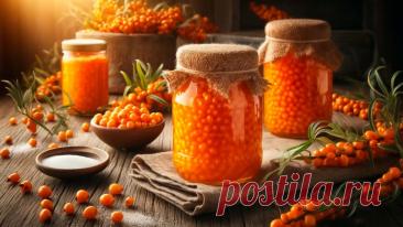 Облепиха на зиму без варки с сахаром - Сад и огород