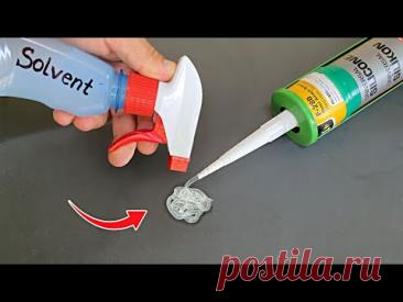 Смешайте СИЛИКОН И РАСТВОРИТЕЛЬ, и вы будете поражены РЕЗУЛЬТАТОМ! Мало кто знает этот метод