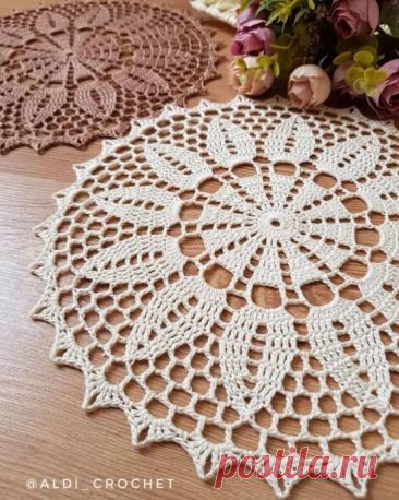 Салфетка крючком