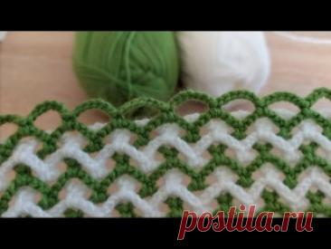 Легкое вязание крючком - восхитительная модель.