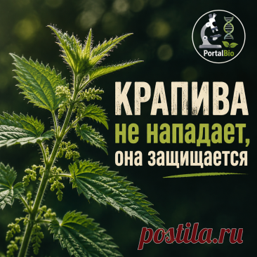 Крапива: не агрессор, а защитник — биология ожога | PortalBio