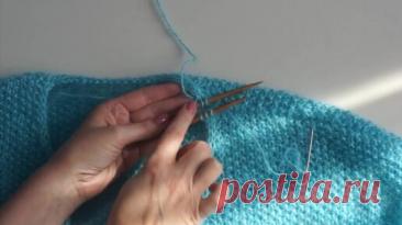 Закрываем горловину спинки методом I-CORD Видео № 3 | Вязание для всех Людмила Ильиных | Дзен