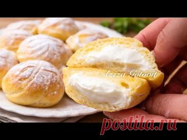 РЕЦЕПТ ПРОФИТРОЛИ !НЕЖНЫЕ ЭКЛЕРЫ МОЙ ЛЮБИМЫЙ РЕЦЕПТ ПОЛУЧАТСЯ У ВСЕХ!!!