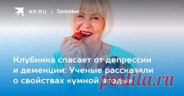 Клубника спасает от депрессии и деменции: Ученые рассказали о свойствах «умной ягоды» MDPI: клубника помогает сохранить память и улучшает настроение