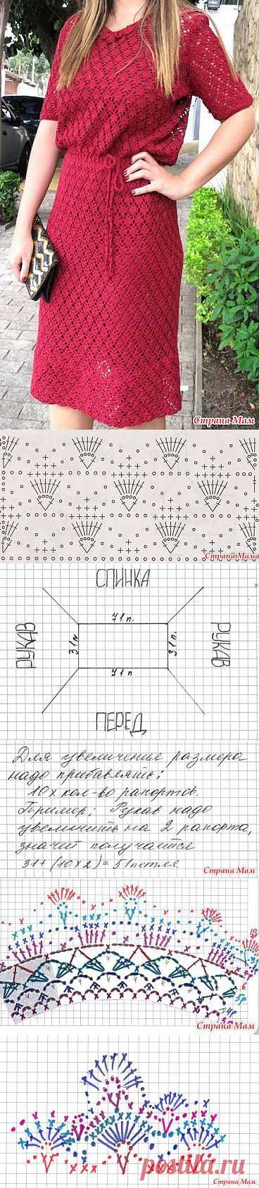 Просто, но как смотрится! Вяжем вместе платье.: Дневник группы "Вяжем вместе он-лайн" - Страна Мам