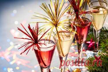 10 рецептов новогодних коктейлей с шампанским
