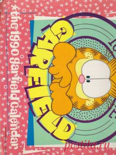 100% Pure Garfield - The 1990 Garfield calendar \ United Feature Syndacate 1989 | eBay