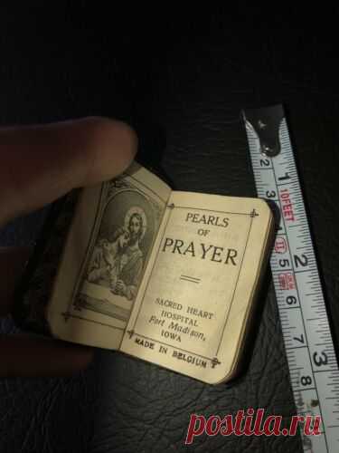 Mini Prayer Book "Pearls of Prayer" 1924 Catholic Sacred Heart | eBay