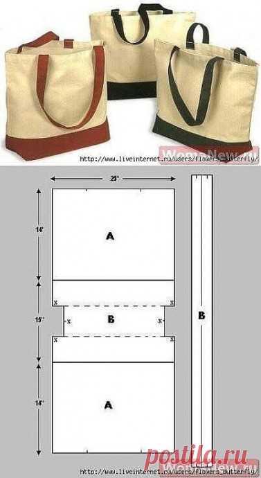 Простые выкройки сумок