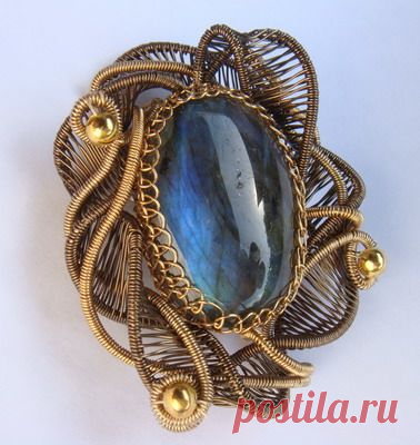 (4) Brooch...make your own as part of this jewelry tutorial | NAKIT OD ŽICE