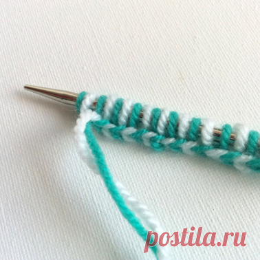 Как красиво начать двухцветное вязание | Embroidery art | Яндекс Дзен