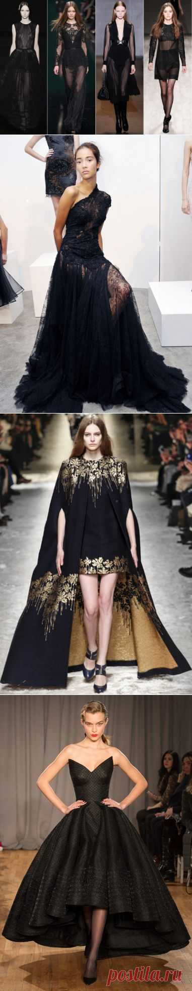 Черные платья 2015 — элегантная роскошь | Мода