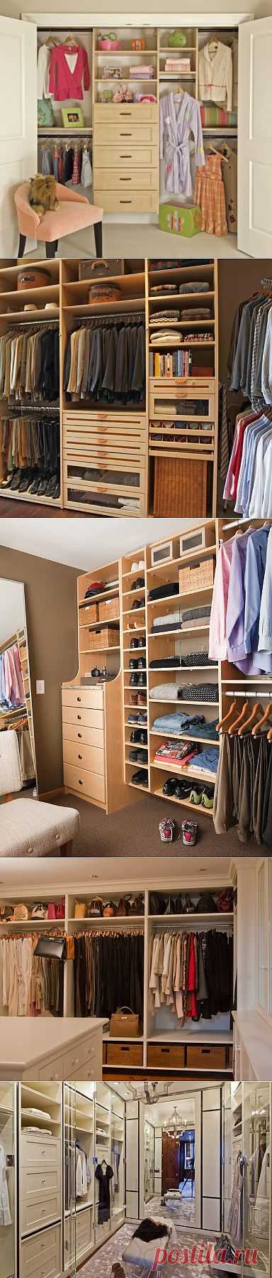 Шкафы для одежды внутри - 44 фото - - Дизайн гардеробной
