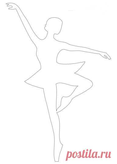 Как сделать снежинку балерину из бумаги по шаблону своими руками