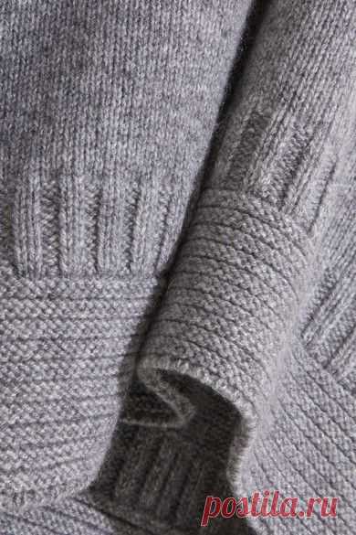 Gray cashmere Slips on 100% cashmere Hand wash Designer color: Gray Marl