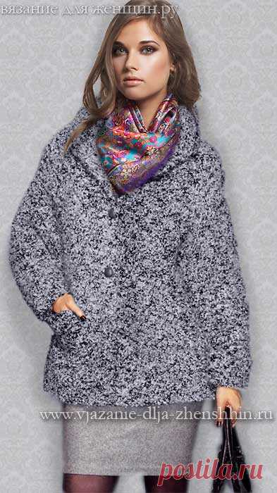 Модные модели вязаных пальто осень-зима 2015-2016