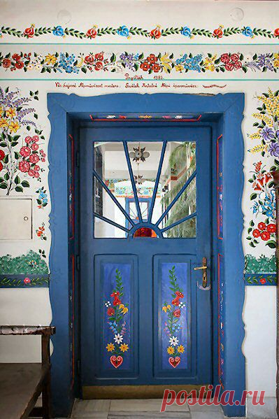 Beautiful Portals | folkthings: Folk house, Kalocsa, Hungary