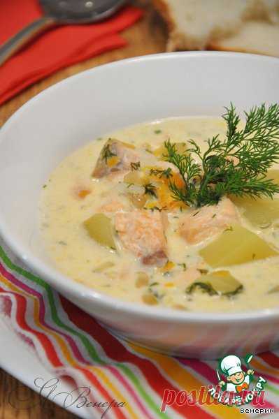 Сырный рыбный суп - кулинарный рецепт